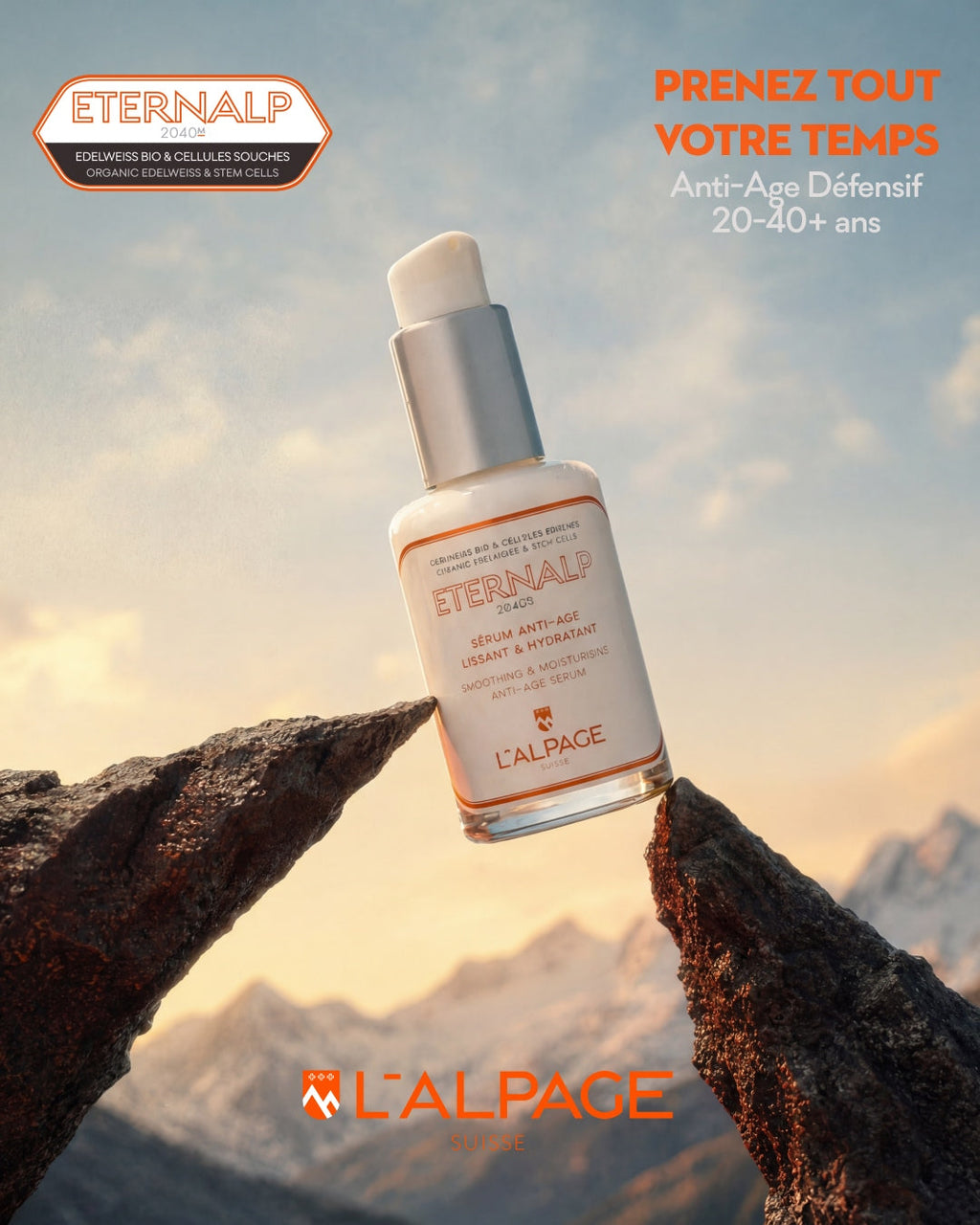 Sérum Anti-Âge Lissant & Hydratant Eternalp 2040m