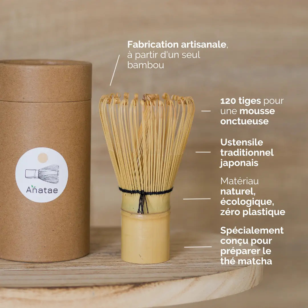 Fouet Matcha en Bambou - Chasen Japonais