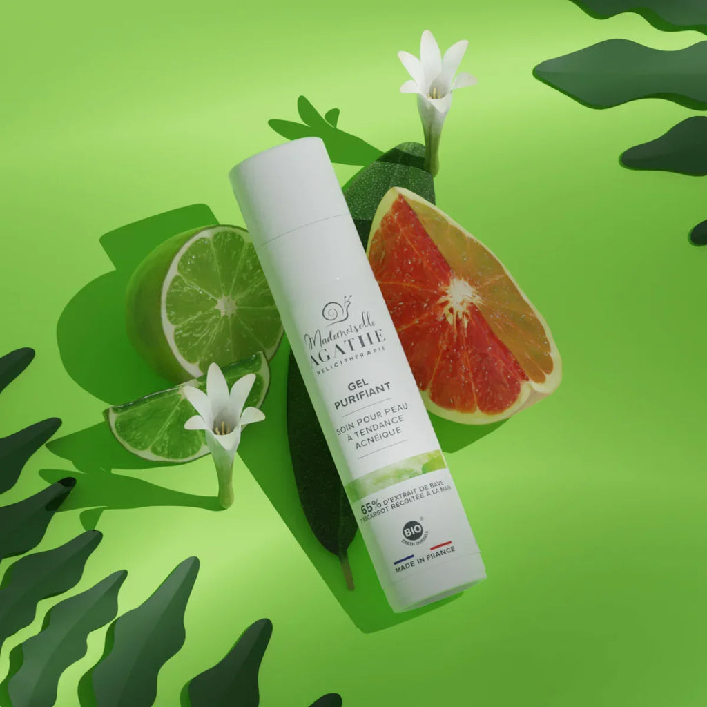 Gel purifiant à bave d'escargot - soin purifiant & anti-boutons