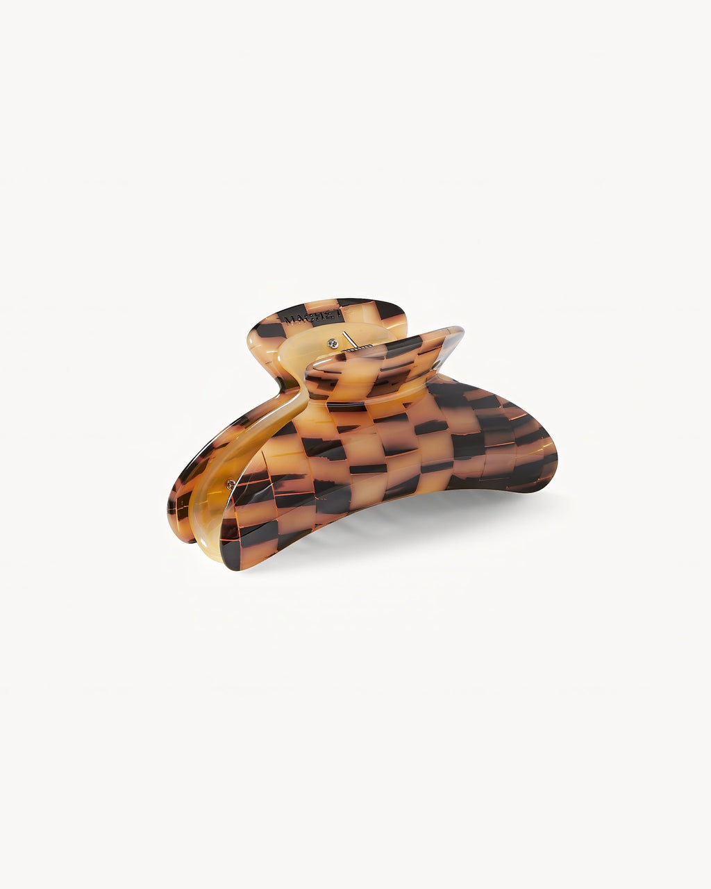 Haarklammer - Grande machette blonde à carreaux Heirloom