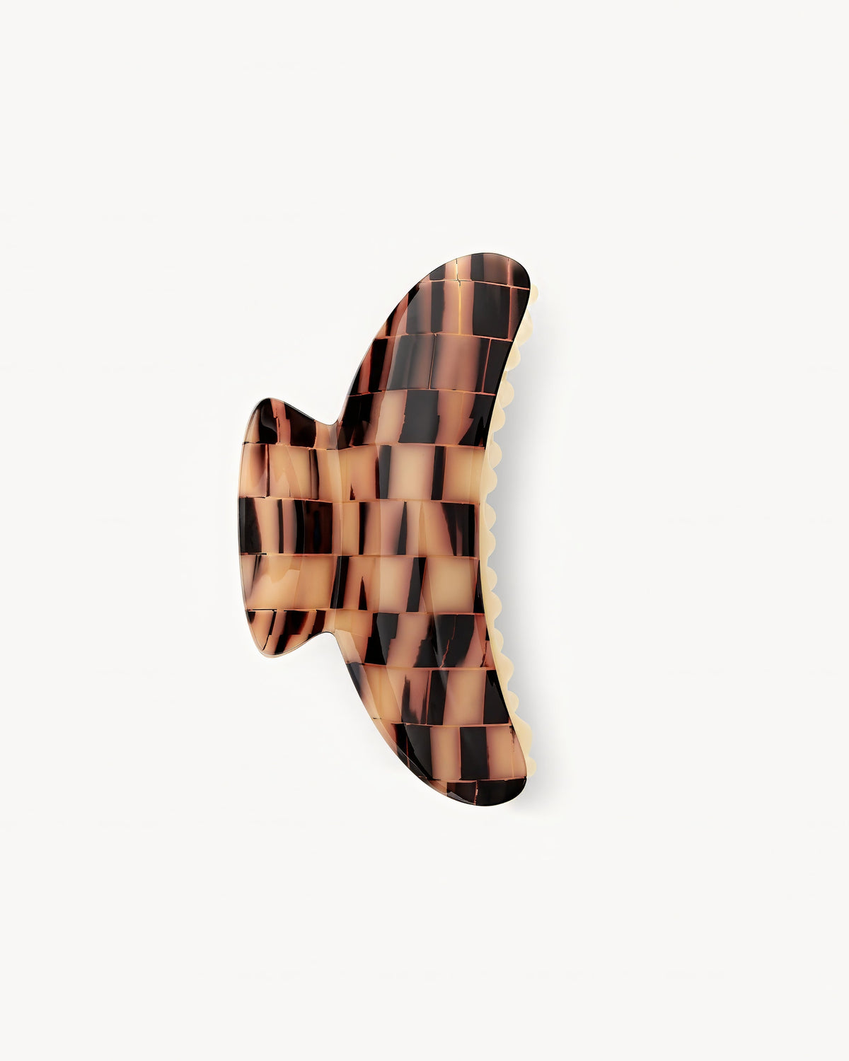 Haarklammer - Grande machette blonde à carreaux Heirloom