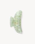 Haarklammer - Machete Grande Heirloom Mint Shell Checker