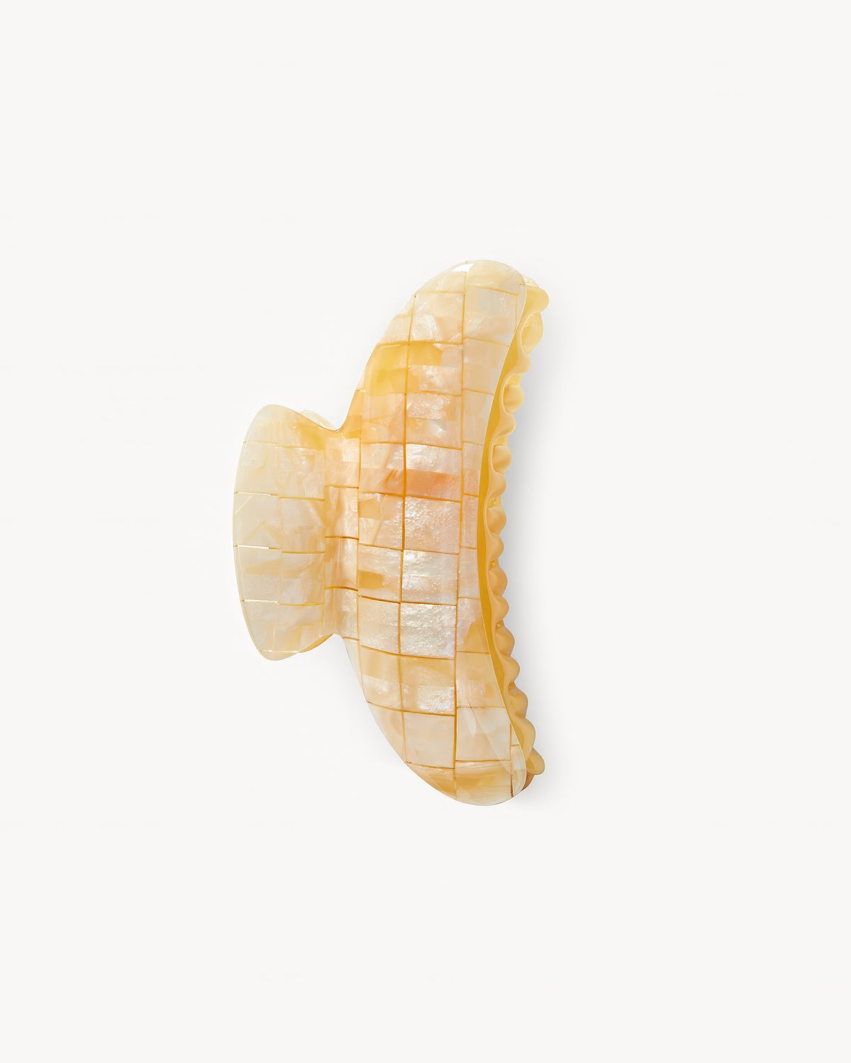 Haarklammer - Machete Grande Heirloom Sea Shell Checker