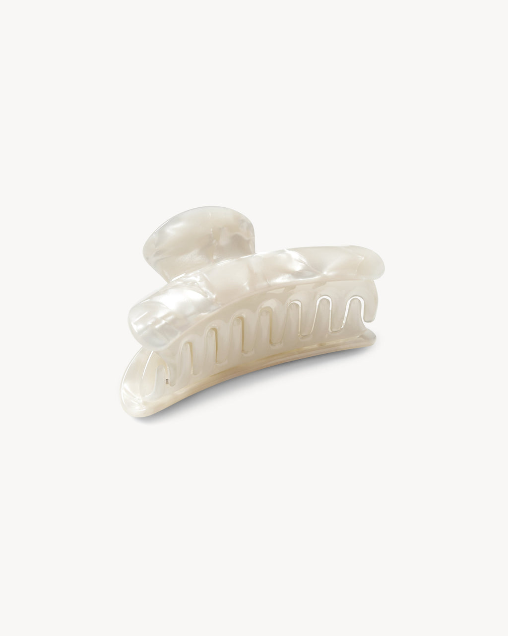 Haarklammer - Machete Grande Heirloom White Shell