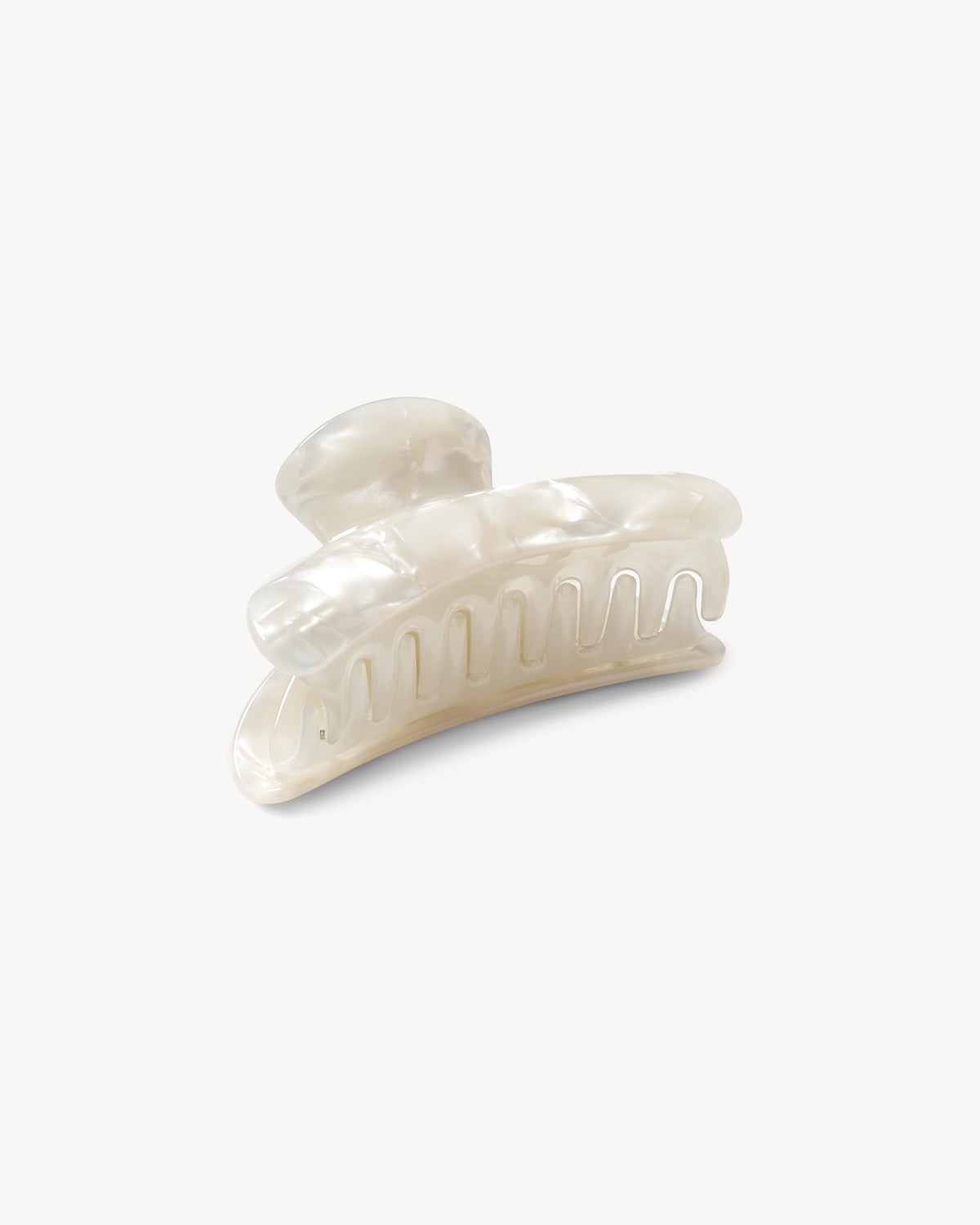 Haarklammer - Machete Grande Heirloom White Shell