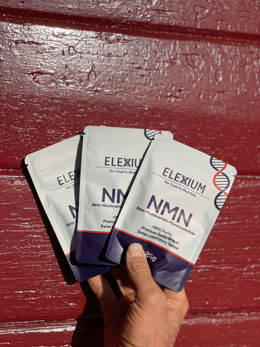 Uthever® NMN Pulver 3 x 25g | Nicotinamid Mononukleotid mit >99 % Reinheit – Laborgeprüft – Swiss Quality