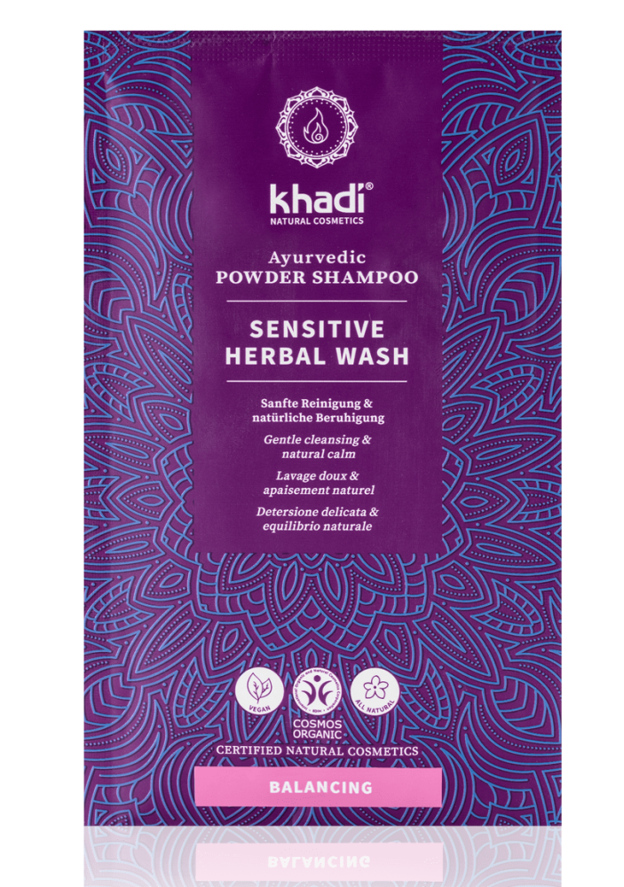 KHADI Ayurvedic Powder Shampoo Sensitive Herbal Wash