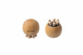 KOSTKAMM Faszienbürste, Kugel, Buche, runde Holznoppen, d=6cm