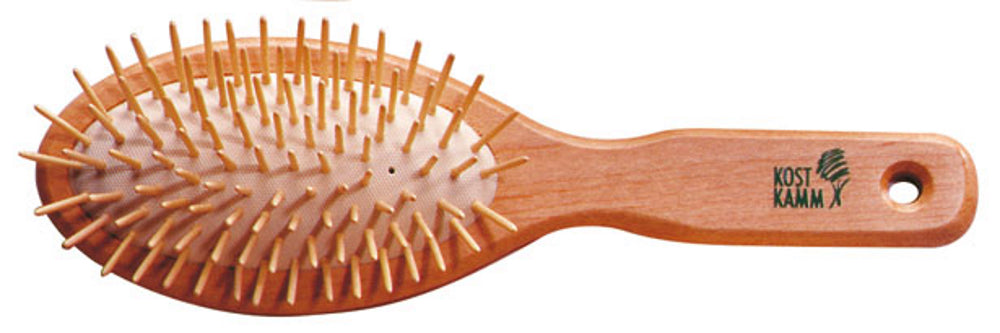 KOSTKAMM Wooden brush beech straight wooden knobs