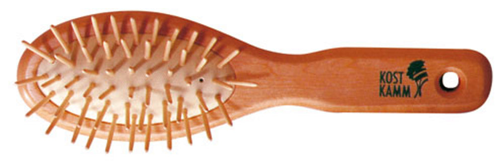 KOSTKAMM Wooden brush beech straight wooden knobs
