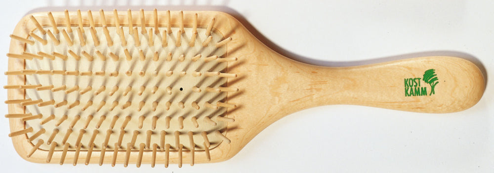 KOSTKAMM Wooden Brush Paddle-Brush Beech