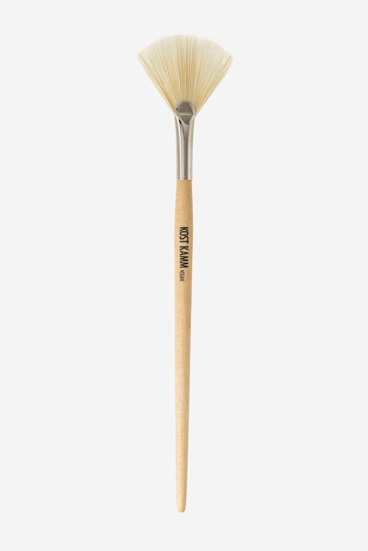 KOSTKAMM Maskenpinsel, konischer Griff, Birke, veganes Kunsthaar, Haarlänge 30mm, Fächer, 20,5cm