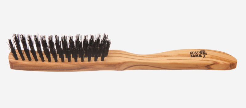 KOSTKAMM Haarbürste Olivenholz sehr schmal