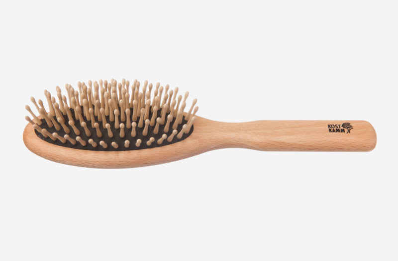 KOSTKAMM Holzbürste abgerundete Noppen Buche 22cm