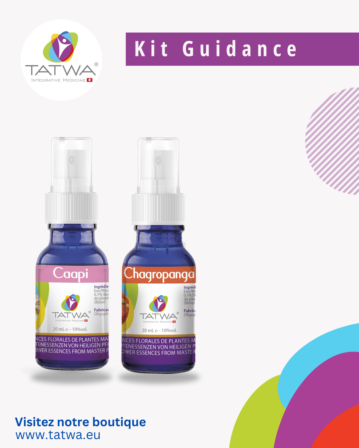 Kit Guidance - Retrouver la clarté intérieure et l’écoute de l’âme - Essences florales Tatwa.