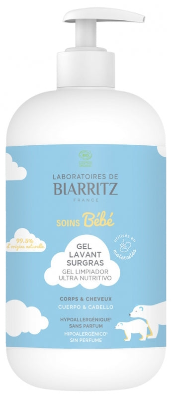 LdB AN Unscented organic baby hair and body cleansing gel - 500ml