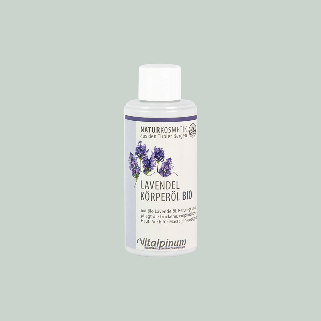 Bio Lavendel Körperöl Unterweger – zertifizierte Biokosmetik mit Bio Lavendelöl für empfindliche & trockene Haut