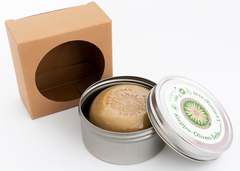 FINIGRANA Aleppo Soap Tin Lemong.round