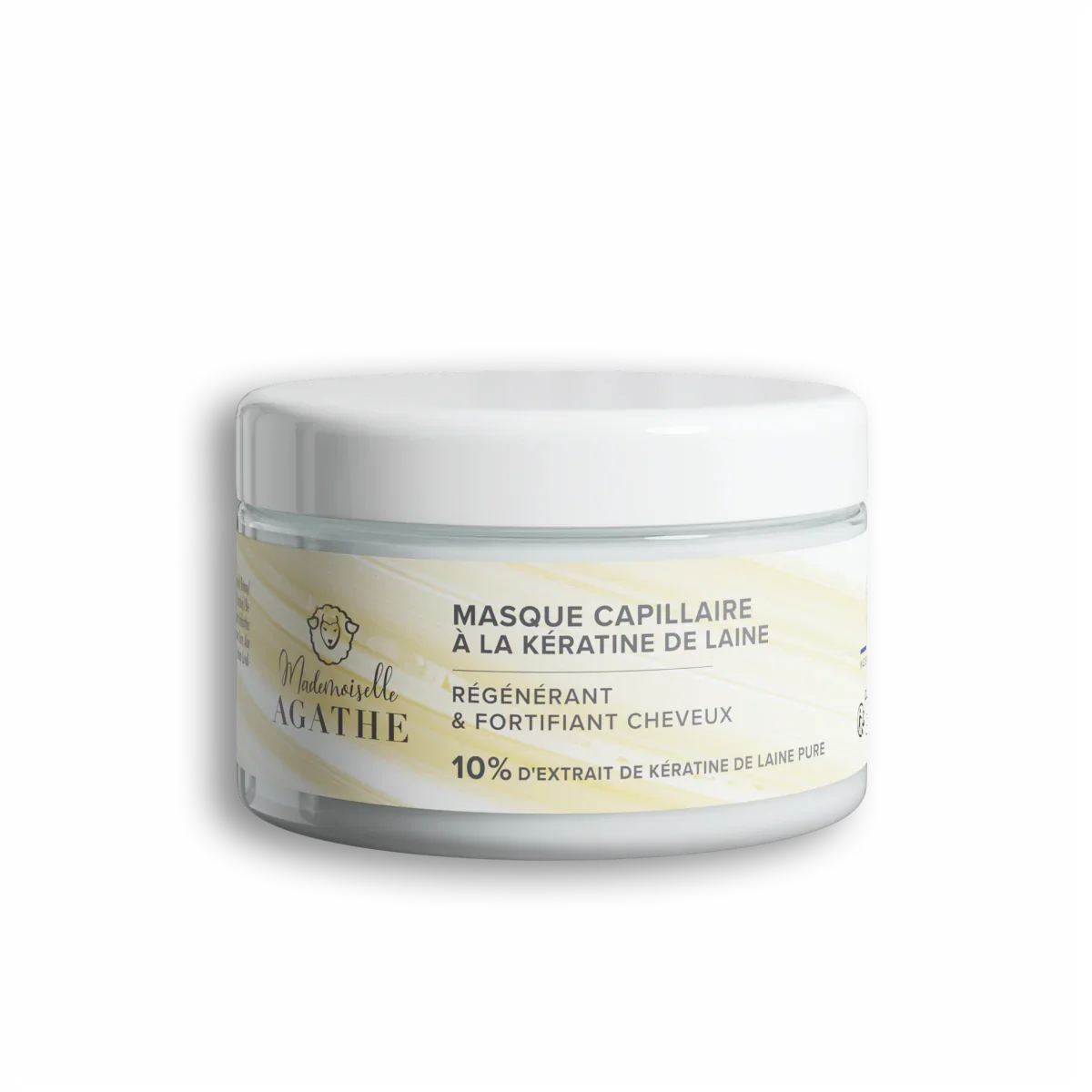 Masque capillaire à la kératine de laine certifié bio - régénérant & fortifiant