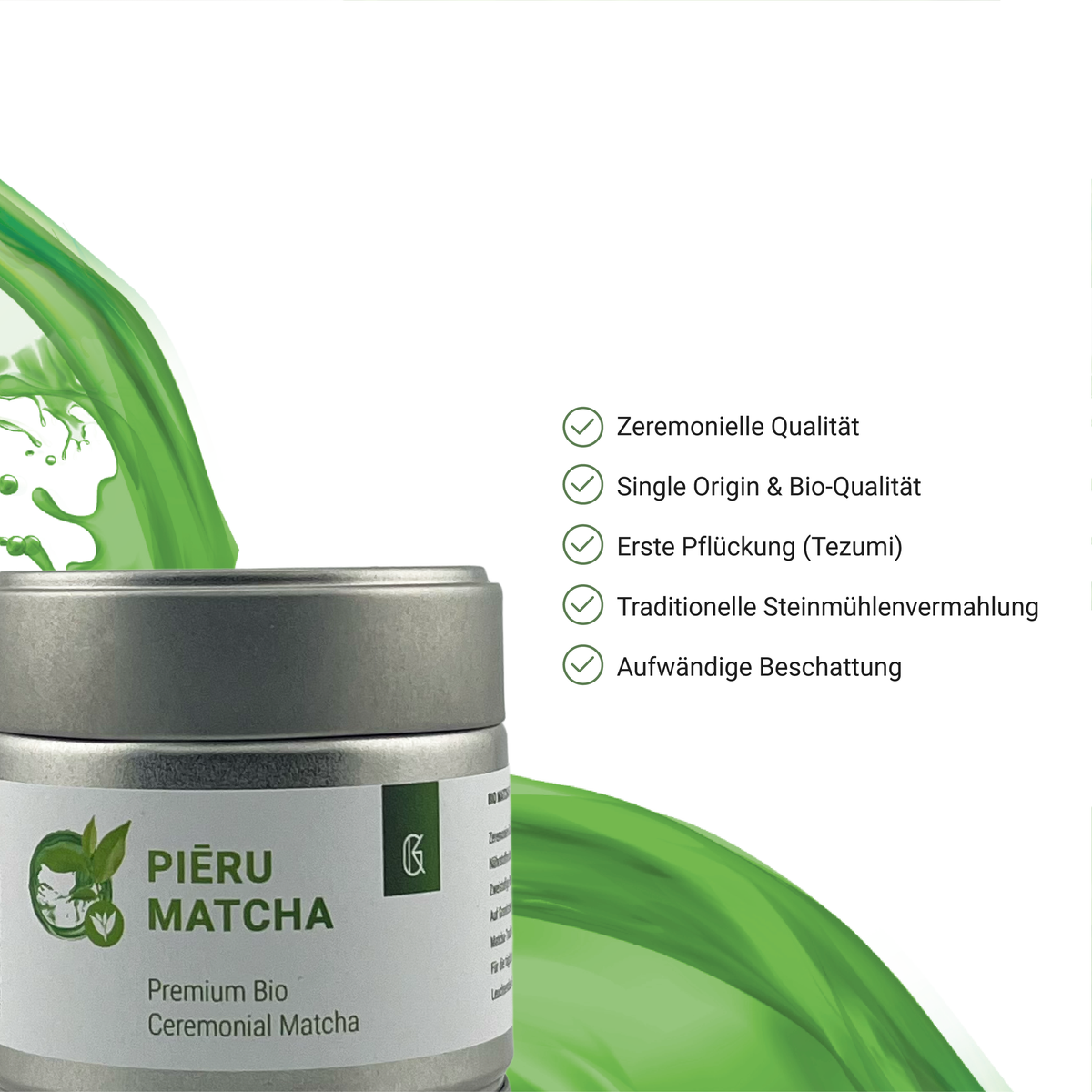 Matcha Cérémonial Bio Premium Piēru