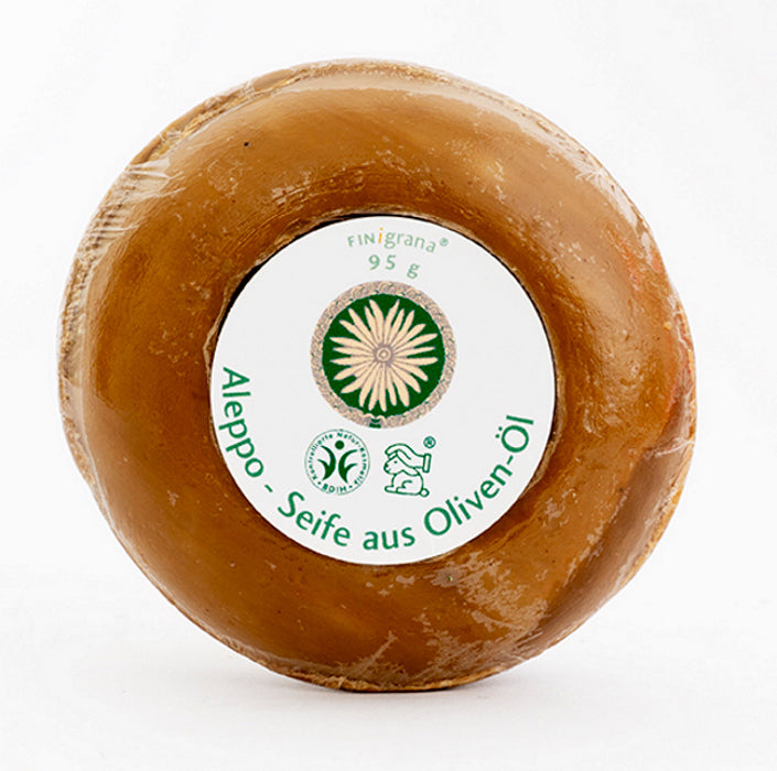 FINIGRANA Aleppo Mild Olive Soap round
