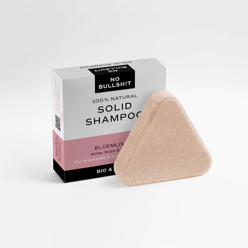 NO BULLSHIT Solid Shampoo Blüemlisalp