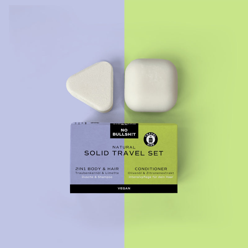 NO BULLSHIT Solid Travel Set