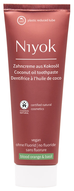 NIYOK Toothpaste Blood Orange & Basil