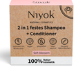 NIYOK Shampoo & Conditioner solid Soft Blossom