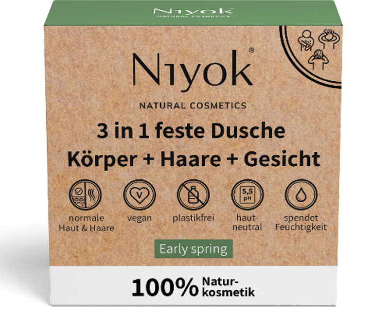 NIYOK Shower 3in1 solid