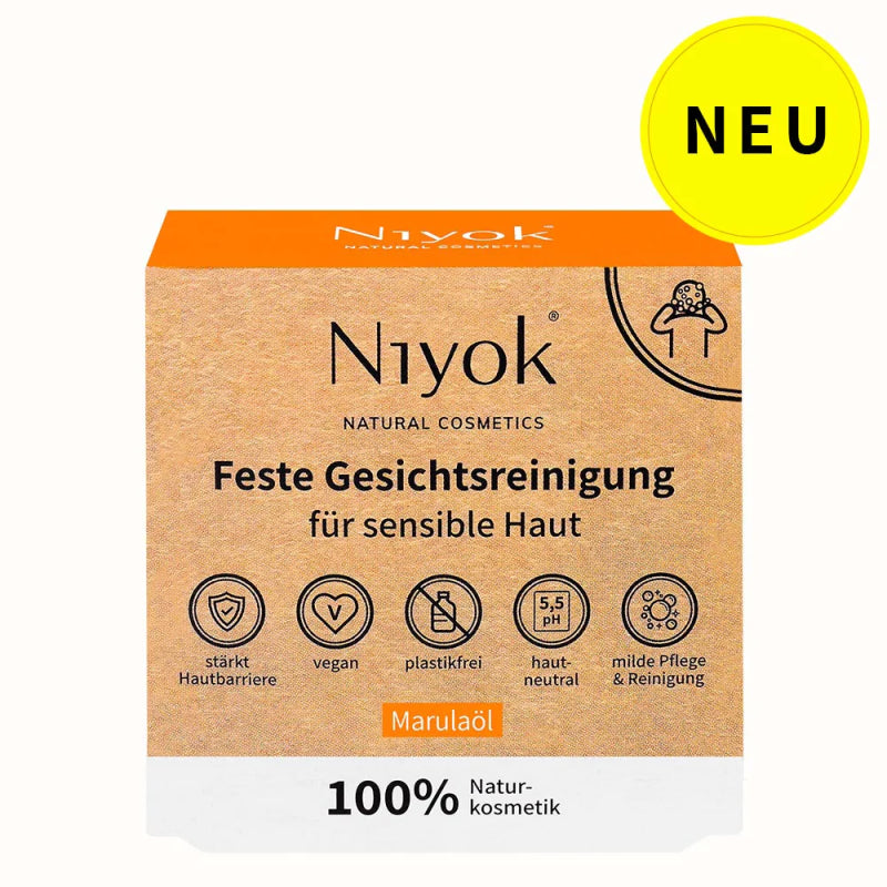NIYOK Facial Cleanser solid Marula Oil