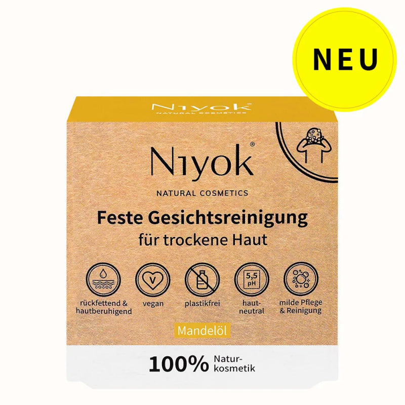 NIYOK Facial Cleanser solid Almond Oil