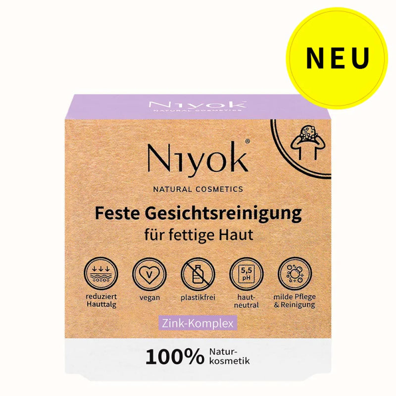NIYOK Facial Cleanser solid Zinc