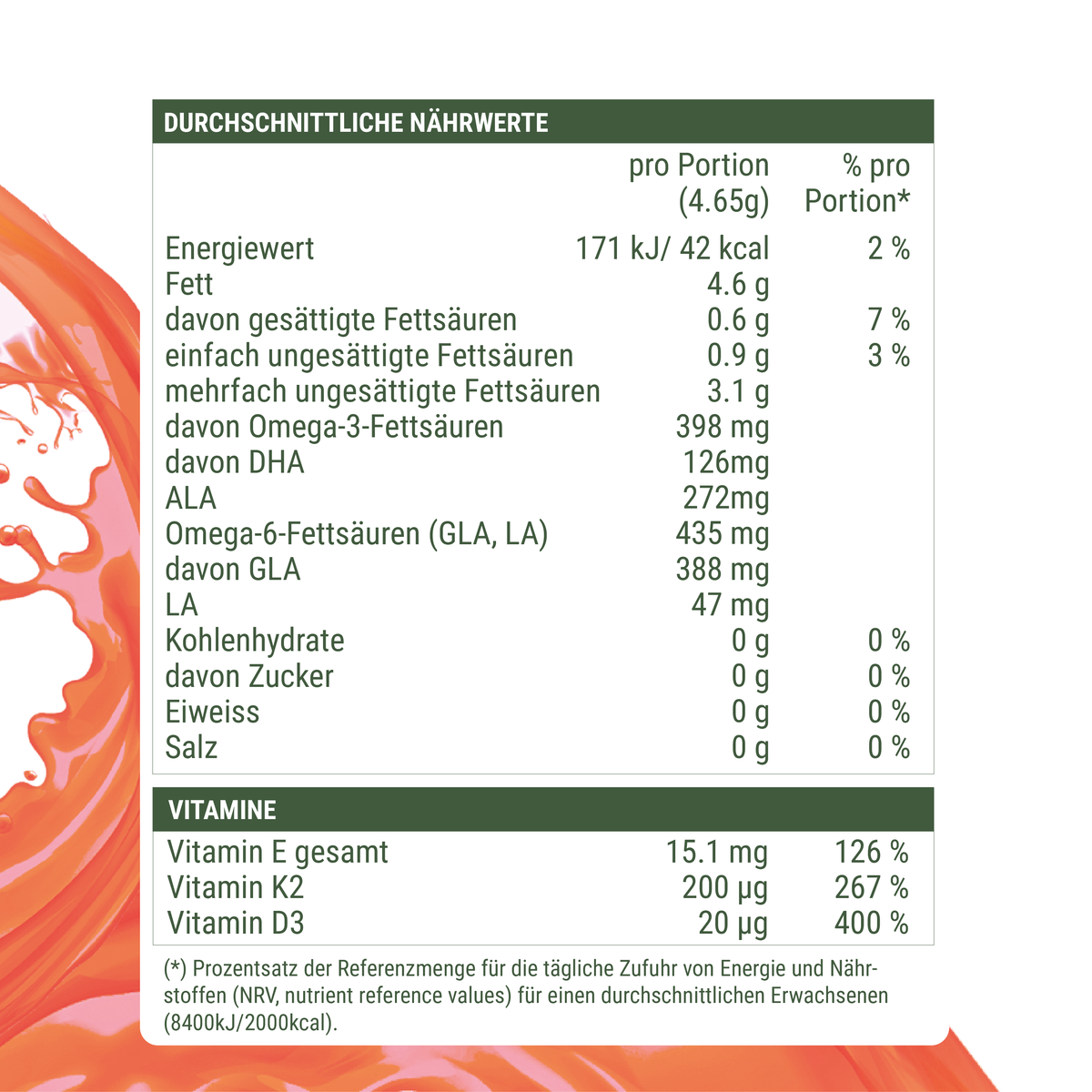 Omega 3-6 Öl