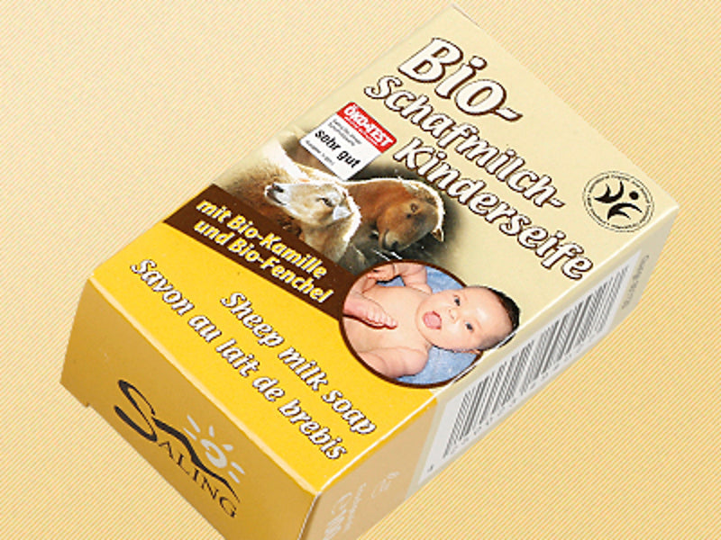 SALING 9402 Bio-Schafmilchseife kba Kinder