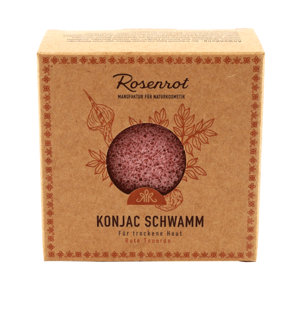 ROSENROT Konjac Sponge - Red Clay