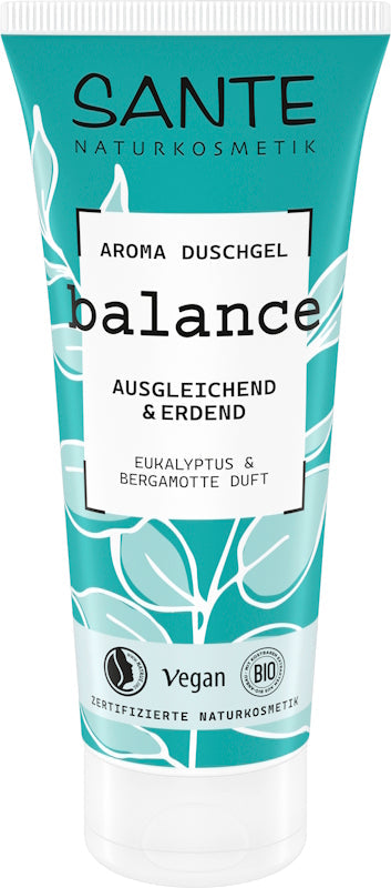 SANTE Shower Gel Balance eucalyptus and bergamot