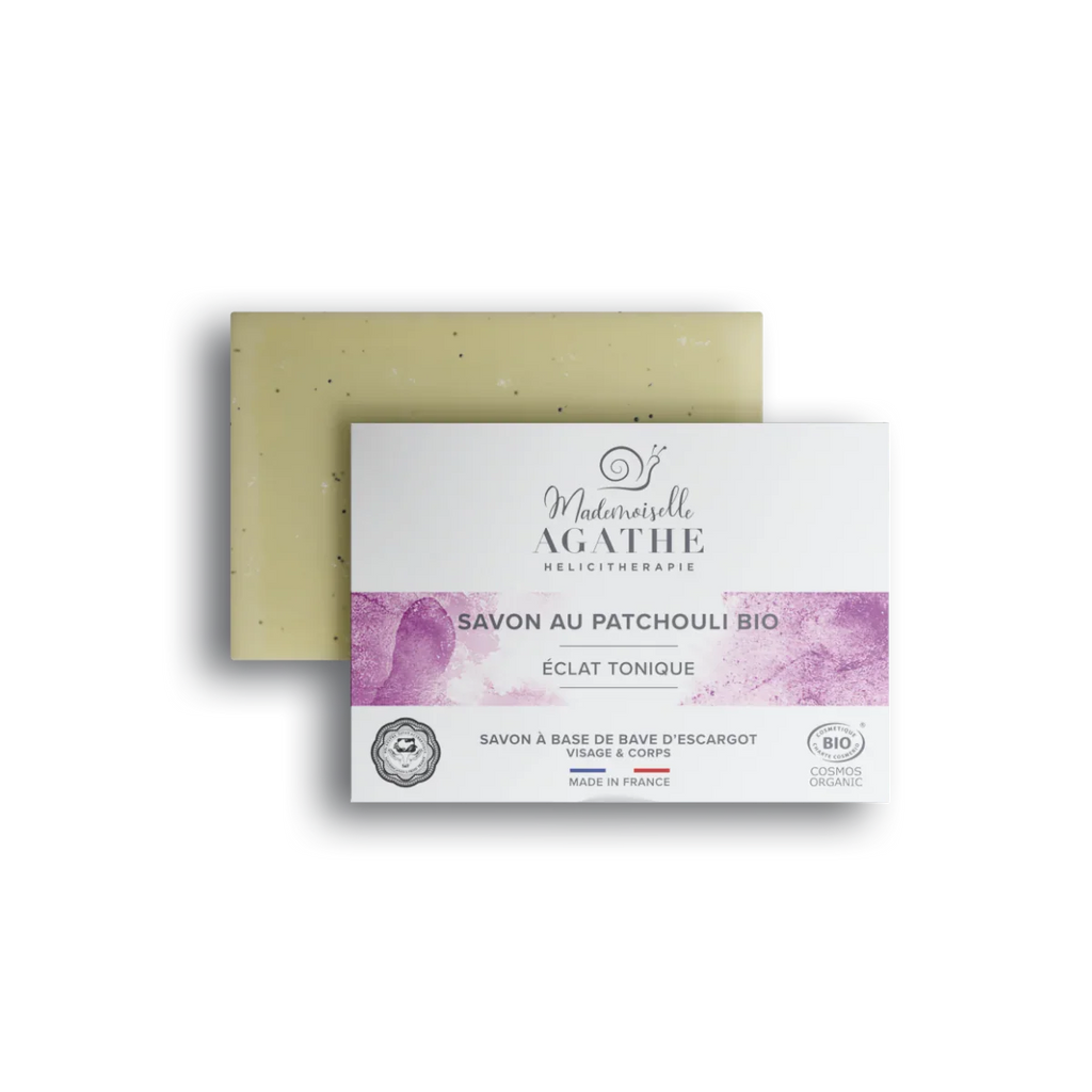 Savon patchouli à la bave d'escargot bio - éclat tonique