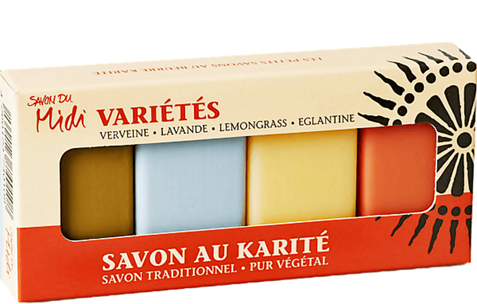 SAVON DU MIDI Guest Soaps Variétés 4x20g
