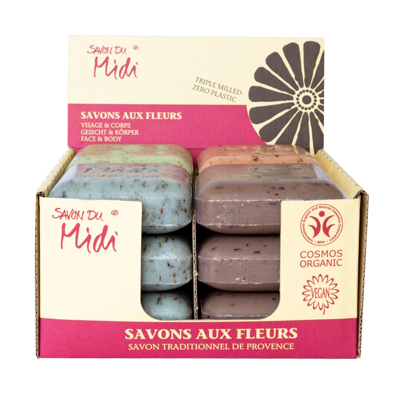 SAVON DU MIDI Flower Soap Mixing Display