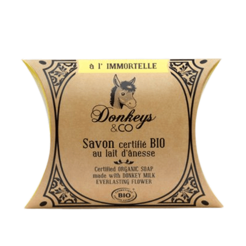 Savon au lait d'ânesse ŕ l'immortelle, Donkeys & Co, 100g*