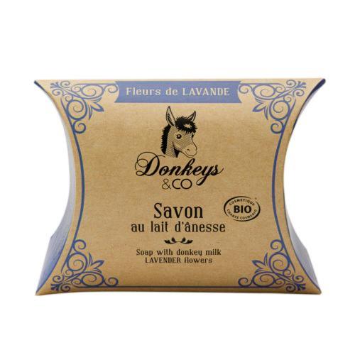 Savon au lait d'ânesse ŕ la fleur de lavande et ŕ l'épeautre, Donkeys & Co, 100g*