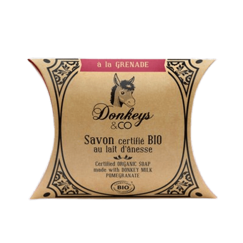 Savon au lait d'ânesse ŕ la grenade, Donkeys & Co, 100g*