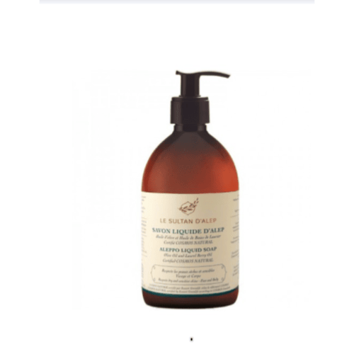 Savon liquide d'Alep 30% huile de baies de laurier & 70% huile d'olive, Le Sultan d'Alep, 500ml*