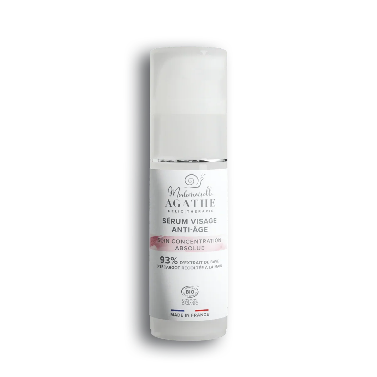 Sérum anti-age à la bave d'escargot certifié bio - rides & ridules