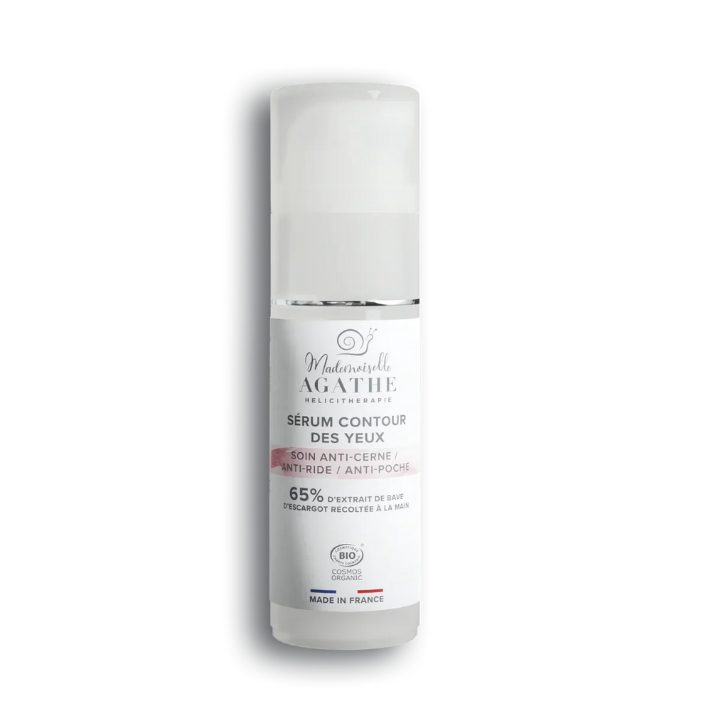Serum yeux à la bave d'escargot certifié bio - anti-cerne, anti-ride