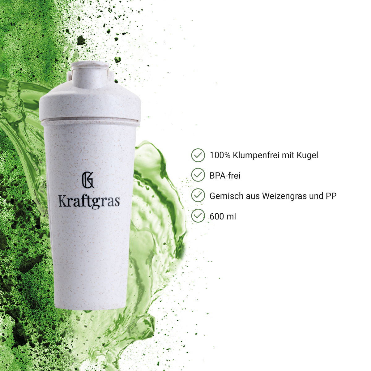 Shaker en paille de blé (600 ml)