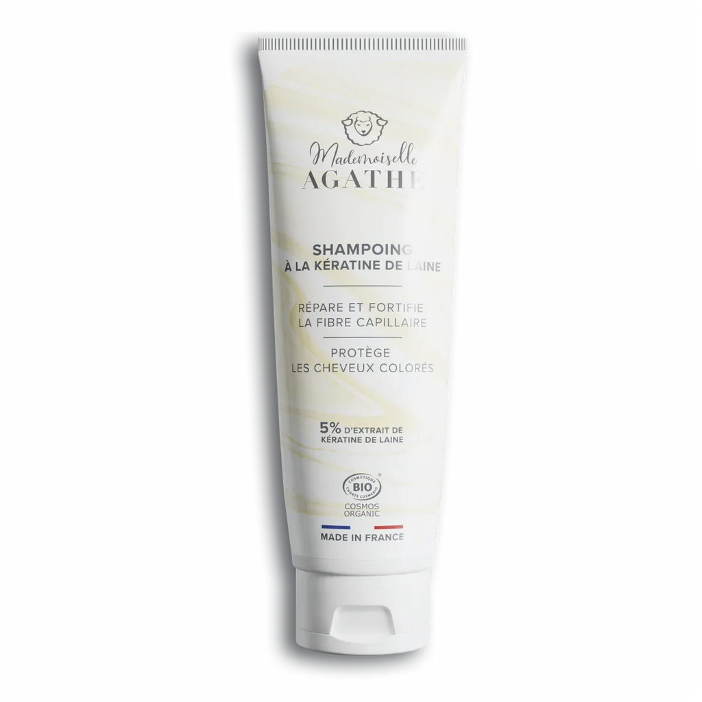 Shampoing à la kératine de laine certifié bio - lave & protège