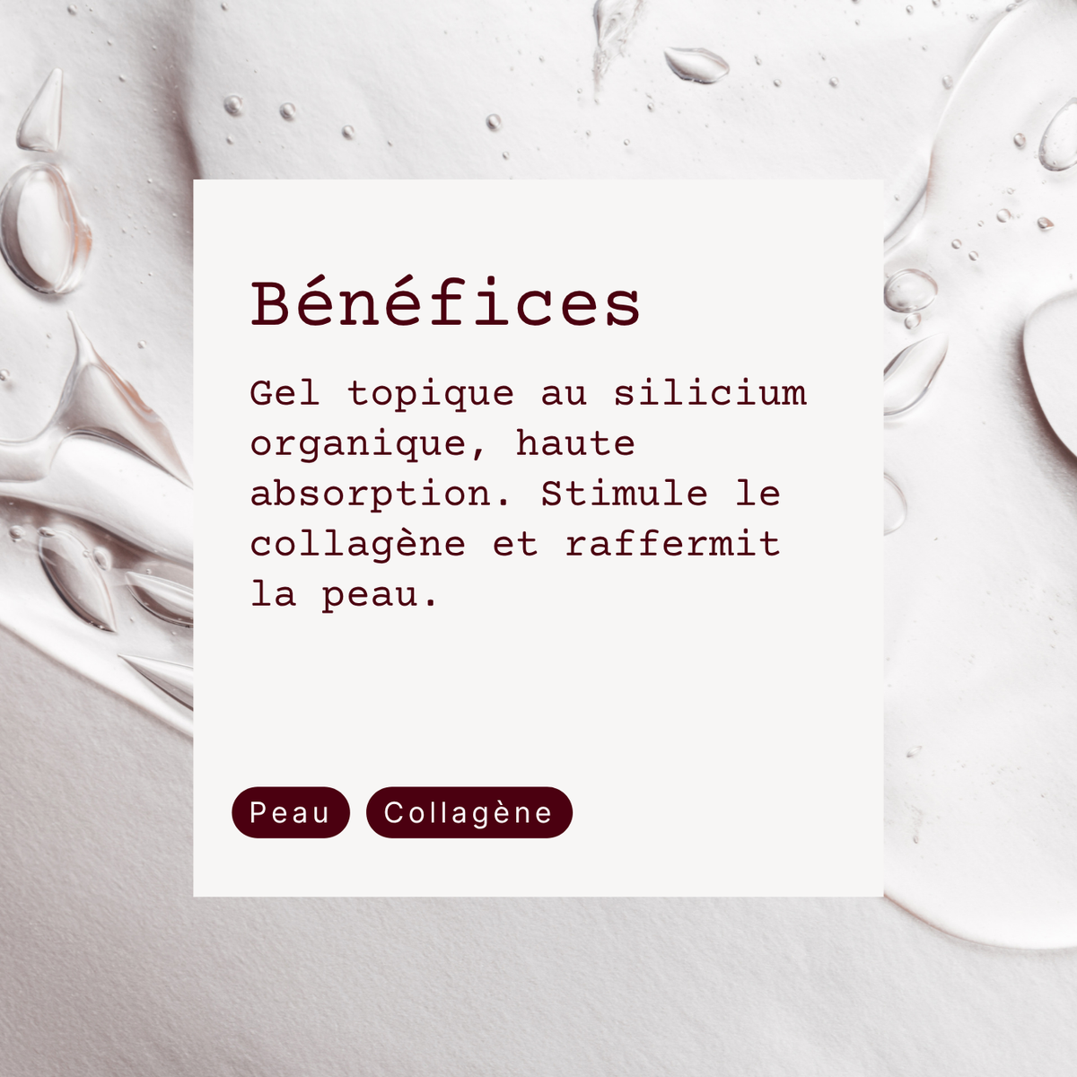 Silicium Organique - Gel Sili-G5