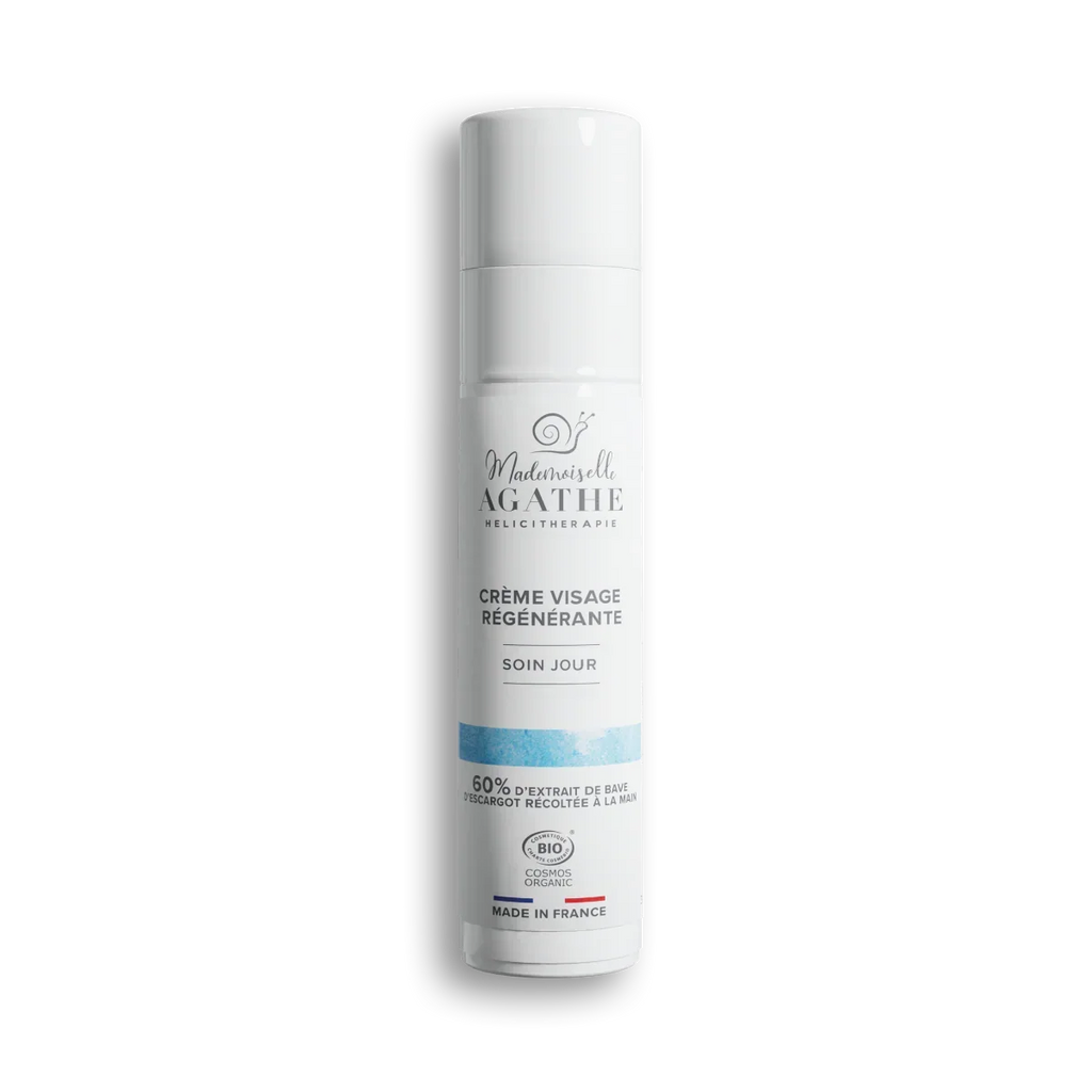 Crème jour à la bave d'escargot certifiée bio - hydratante & régénérante